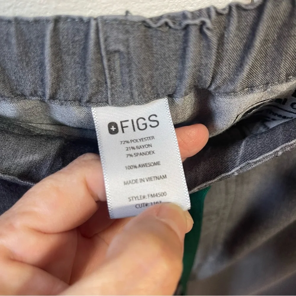 Mens FIGS charcoal gray technical collection‎ scrub pants O5